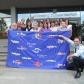 Danube Day 2014 in the Czech Republic: staff from the Water Protection Dept. say goodbye to the ‘Danube Day Fish United Flag’ as it continues its 14-year journey through the Basin.
